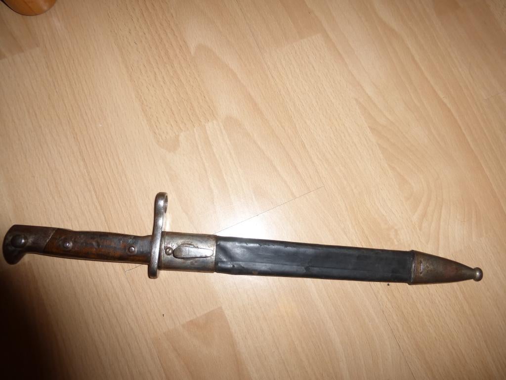 Baionnette Mauser Espagne 1892, Collections, Objets militaires | Général, Envoi, Armée de terre, Couteau ou Poignard