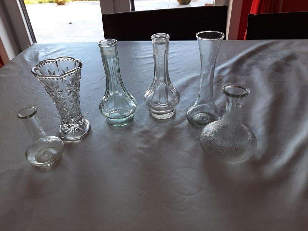 Set kleine antieke vaasjes, Ophalen of Verzenden, Zo goed als nieuw