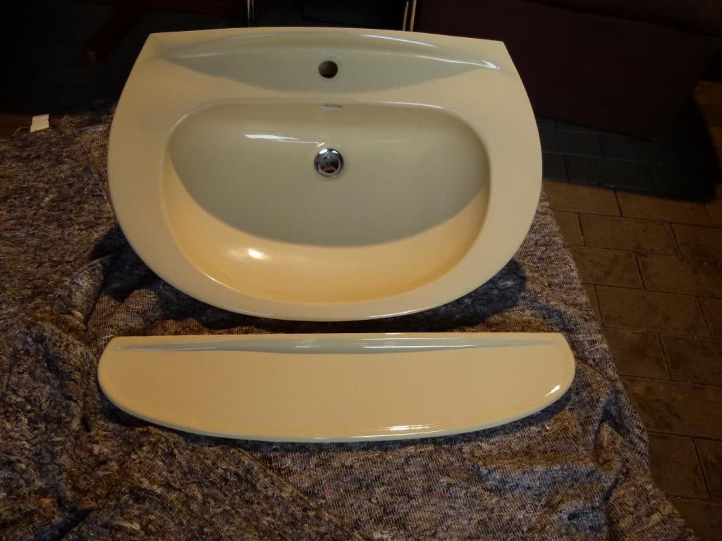 vintage wastafel lavabo Bambus 70er jaren, Ophalen, Huis en Inrichting