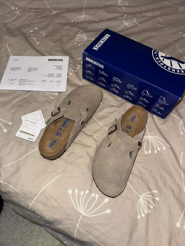 Birkenstock chanson, Kleding | Heren, Sandalen, Overige kleuren, Ophalen of Verzenden, Zo goed als nieuw