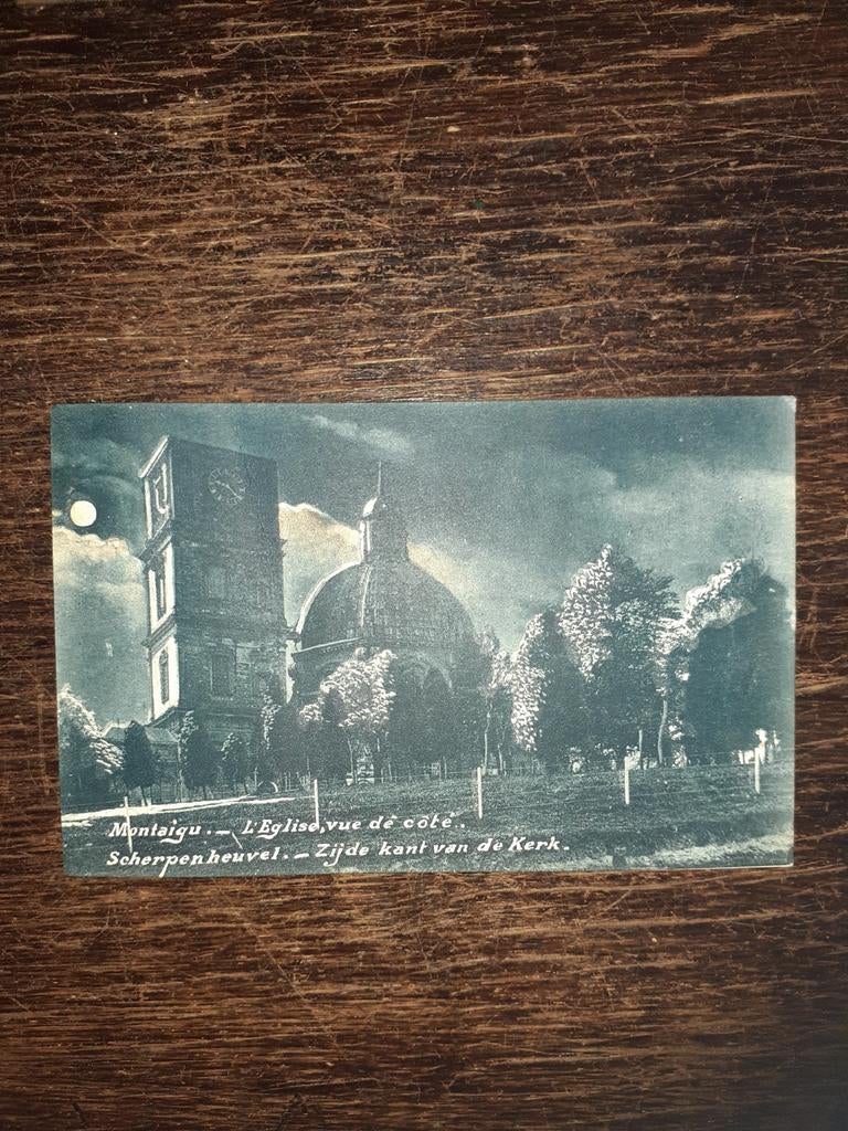 Postkaart Scherpenheuvel Basiliek, Collections, Envoi, Avant 1920, Affranchie, Brabant Flamand