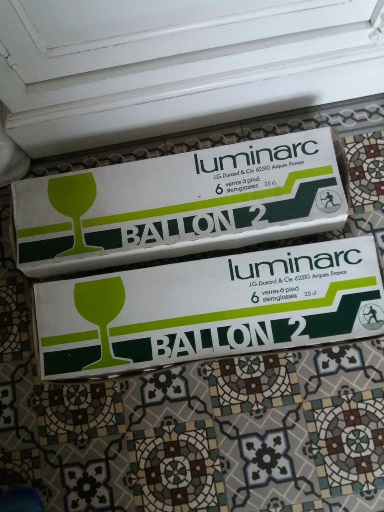 12 verres ballon luminarc., Enlèvement, Neuf, Verre, Verre ou Verres