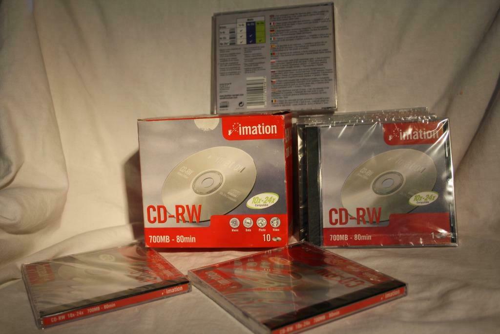 Nieuw in folie : Imation CD-RW 700 MB – 80 min 10x-24x Compa, Computers en Software, Beschrijfbare discs, Ophalen of Verzenden