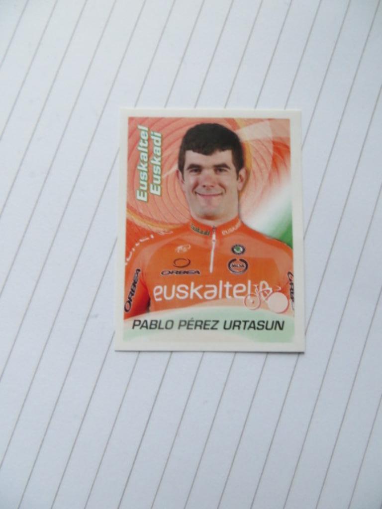 Sticker Sprint 2010: Pablo Perez Urtasun - Euskaltel - 117, Verzamelen, Ophalen of Verzenden, Nieuw, Sport