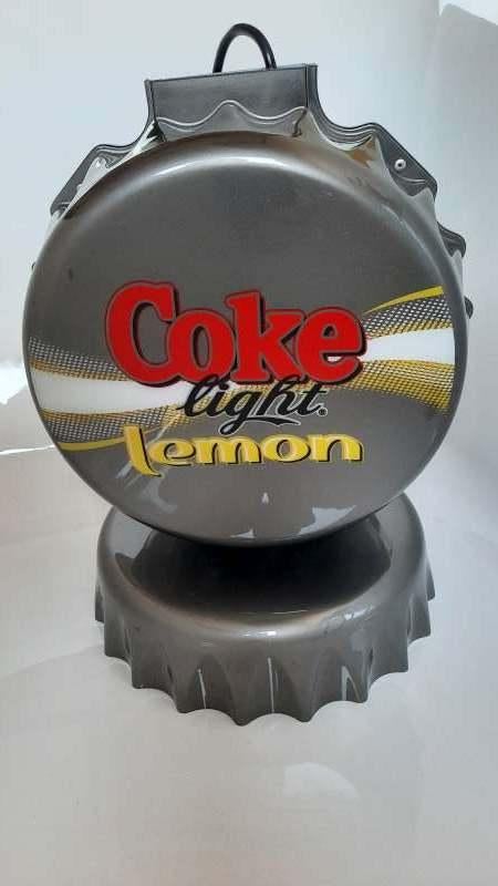 Coca-cola lamp, Enlèvement, Utilisé
