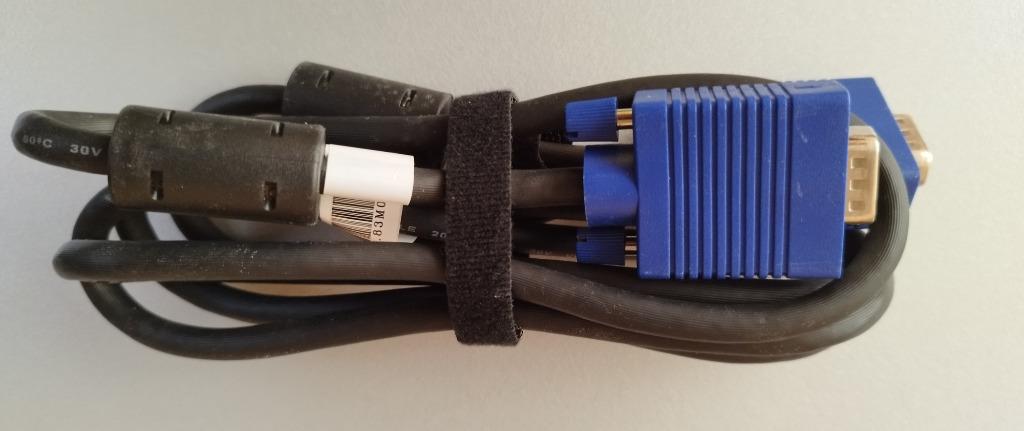 VGA kabel lengte 1.8 meter, Computers en Software, Pc- en Netwerkkabels, Ophalen of Verzenden, Nieuw