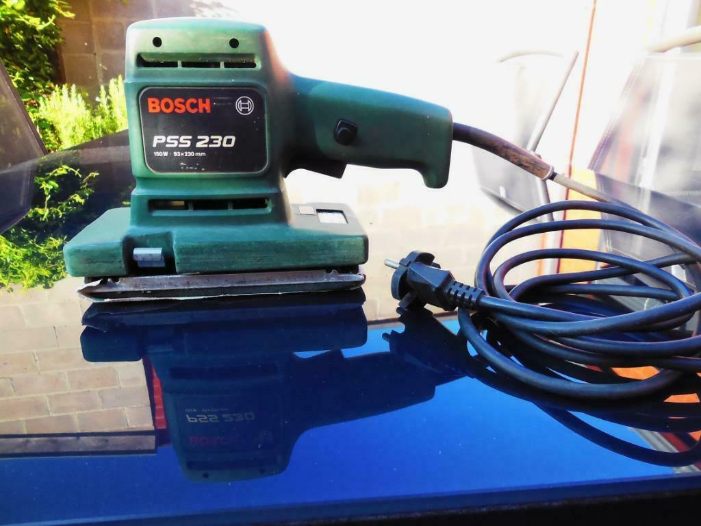 Ponceuse Bosch vibrante, Ophalen of Verzenden, Gebruikt, Minder dan 600 watt, Overige typen