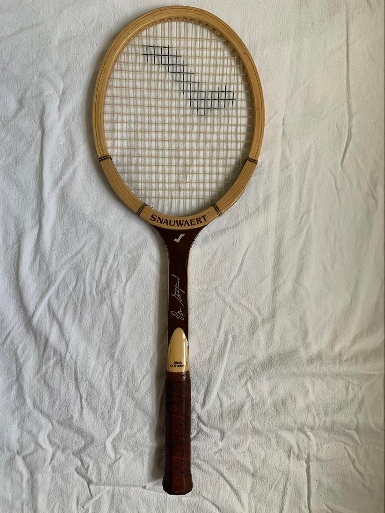 Houten tennisracket Snauwaert, Sport en Fitness, Ophalen