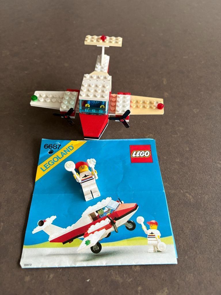 Lego 6687 vintage Tirbo prop I - airplane / vliegtuig comple, Ophalen of Verzenden, Gebruikt, Complete set, Lego