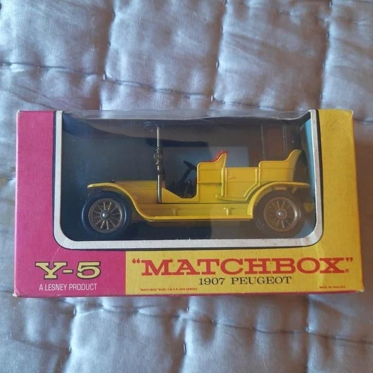 MATCHBOX MOYY T5 PEUGEOT 1907 *VINTAGE*ZGAN, Hobby & Loisirs créatifs, Voitures miniatures | 1:43, Comme neuf, Voiture, Matchbox