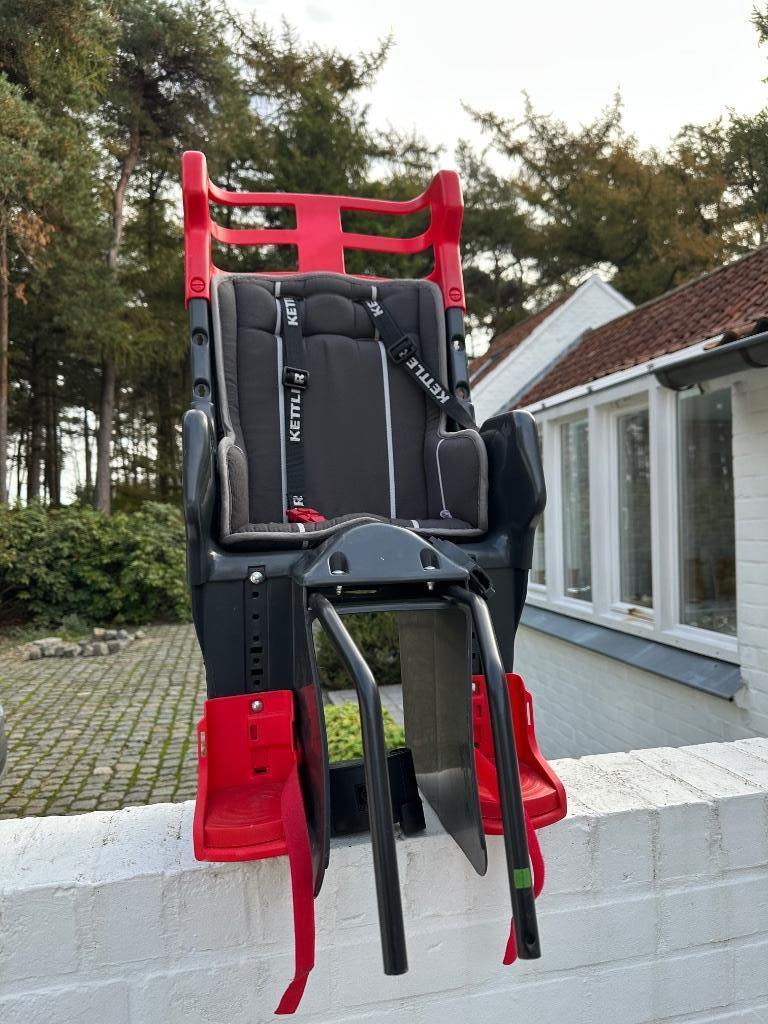 fietsstoel kettler, Fietsen en Brommers, Achterzitje, Voetsteuntjes, Zo goed als nieuw, Ophalen