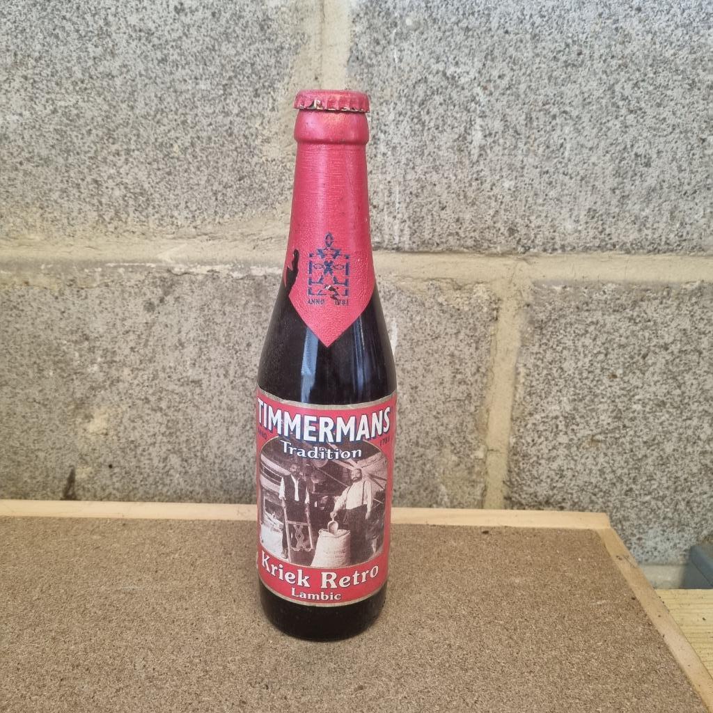 Bouteille de bière Timmermans Kriek Retro Lambic, Enlèvement ou Envoi, Utilisé, Bouteille(s), Autres marques