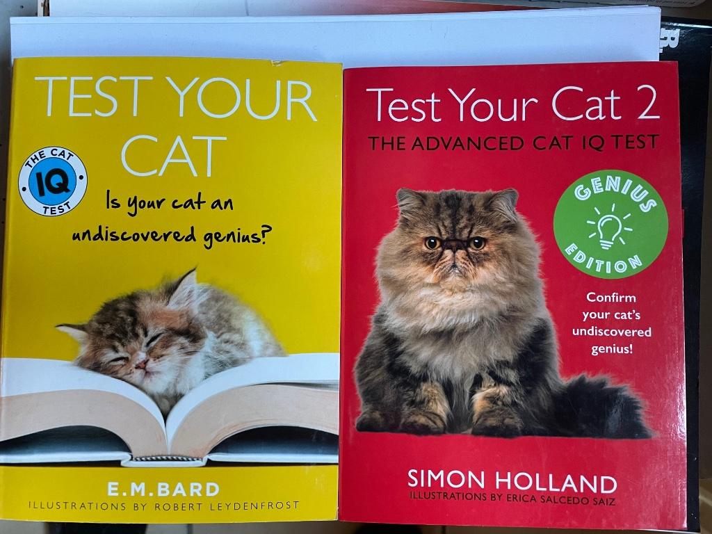 Test Your Cat kattenboeken, Ophalen of Verzenden, Zo goed als nieuw, Diverse auteurs