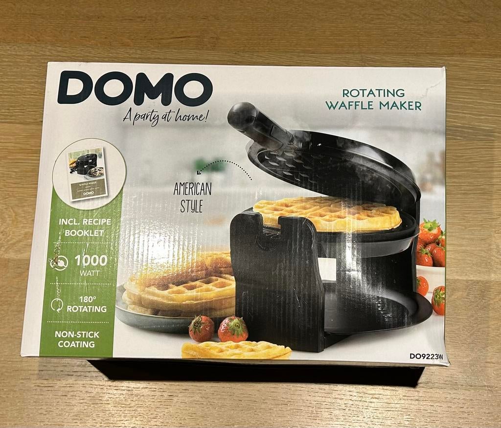 Domo Wafelijzer american style, Ophalen, Zo goed als nieuw