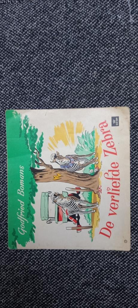 Oud kinderboekje De verliefde Zebra van Godfried Bomans, Gelezen, 5 of 6 jaar, Jongen of Meisje, Ophalen of Verzenden