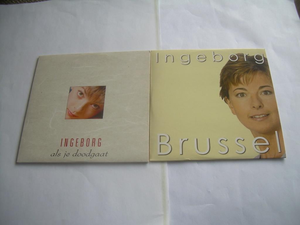 2 CD SINGLES - INGEBORG, CD & DVD, CD Singles, 2 à 5 singles, Enlèvement ou Envoi, Comme neuf, En néerlandais