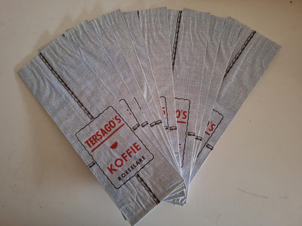 10x oude verpakking koffie Tersago's koffie Roeselare, Verzamelen, Merken en Reclamevoorwerpen, Ophalen of Verzenden, Verpakking