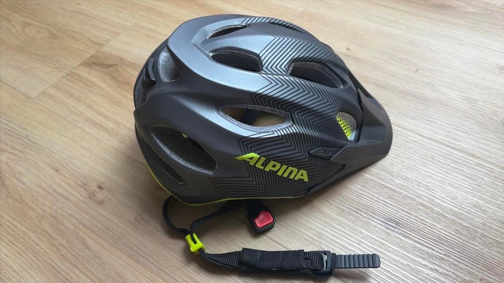 Fietshelm Alpina Carapax Jr 51-56, Fietsen en Brommers, Ophalen, Zo goed als nieuw