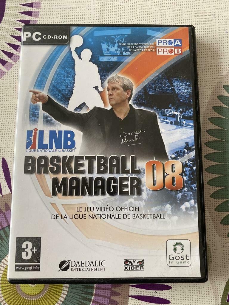 LNB  BASKETBALL MANAGER 08 / JEU PC CD-ROM
