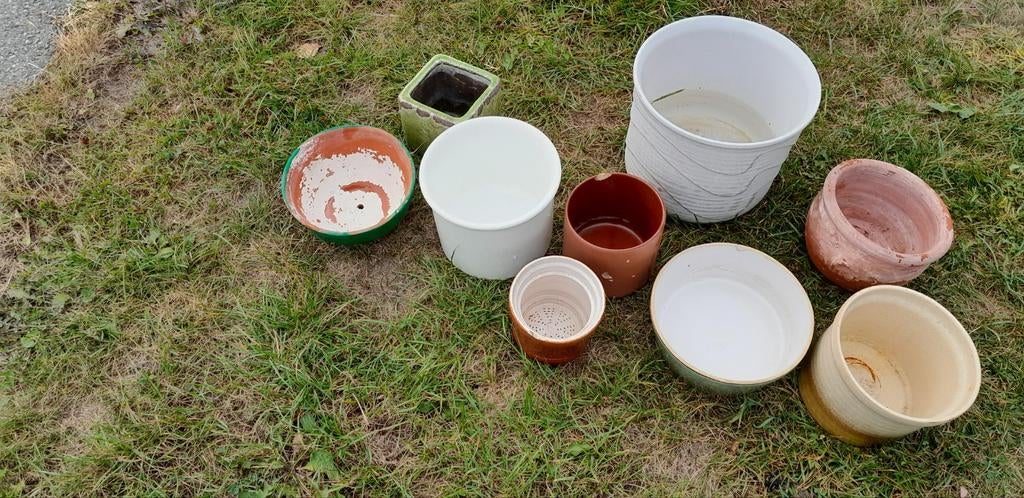 Partij cache pots, Ophalen, Zo goed als nieuw
