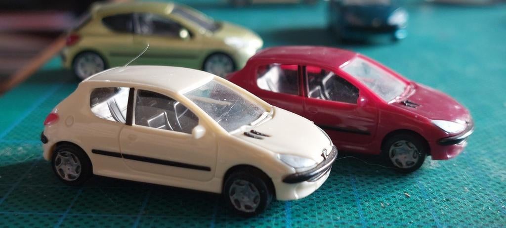 H0LK 0106 PEUGEOT 206 1/87, Enlèvement ou Envoi, Comme neuf, Voiture, AWM