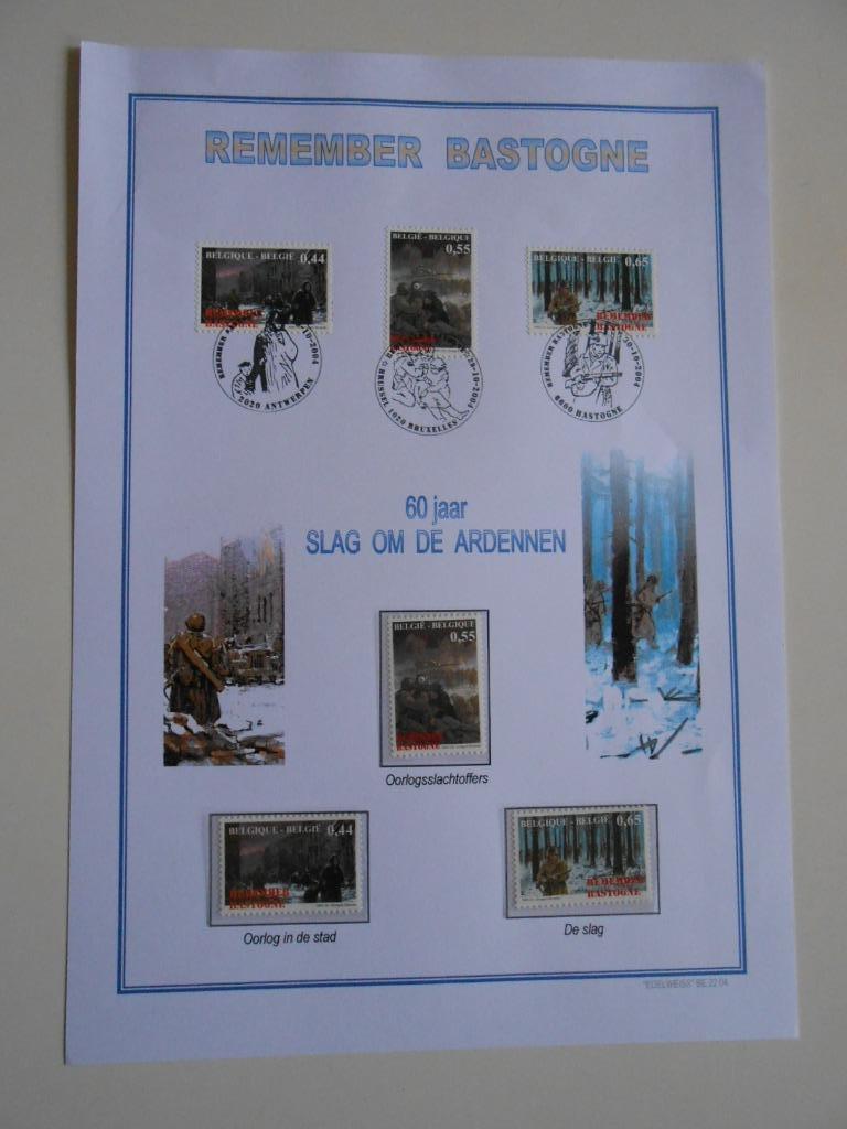 Postzegels 60 jaar slag om de Ardennen 2020, Postzegels en Munten, Ophalen of Verzenden