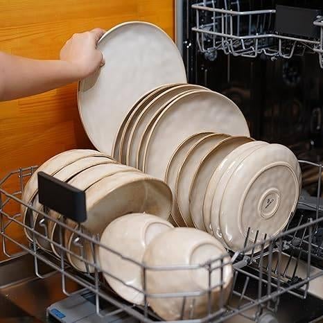 24-delig tafelservies van reactief aardewerk | GRATIS LEV, Huis en Inrichting, -, Verzenden, -, Nieuw