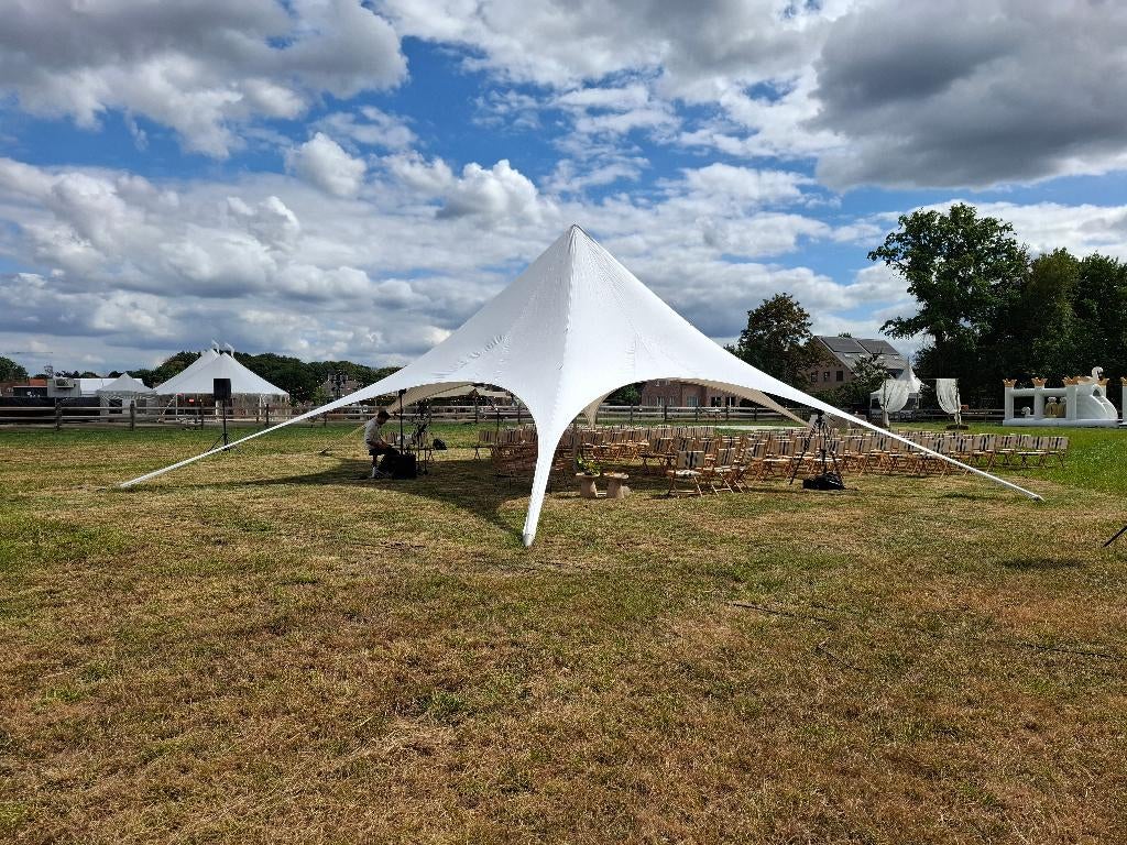 verhuur  Starshade Stertent diameter 16m Party Eyecatcher, Enlèvement, Comme neuf