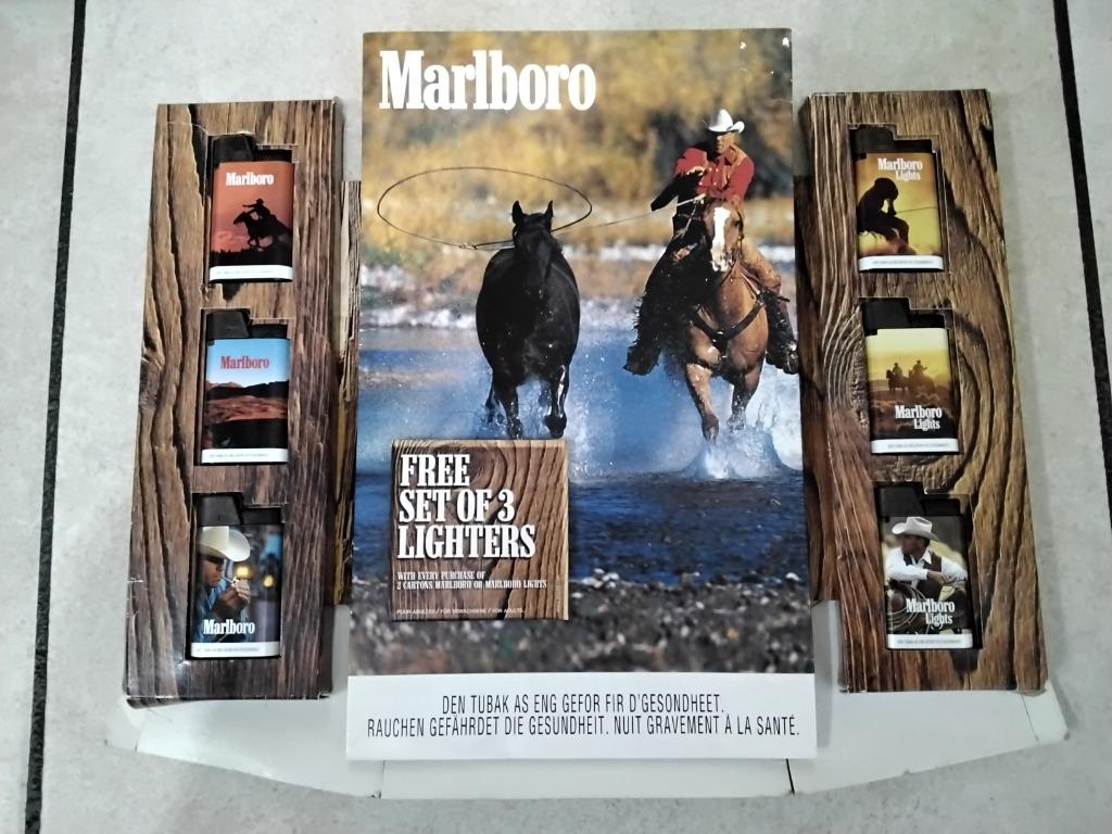 Marlboro briquets, Collections, Marques & Objets publicitaires, Enlèvement ou Envoi, Comme neuf, Emballage