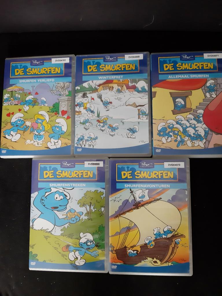 DVD de smurfen 5 dvds, Ophalen of Verzenden, Zo goed als nieuw