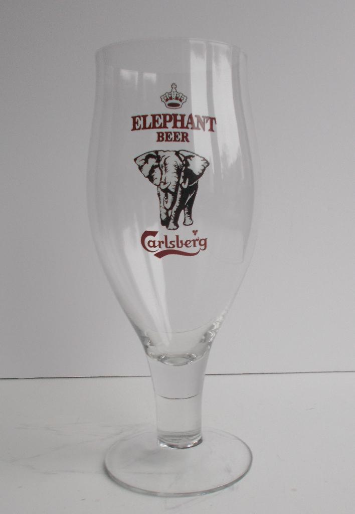 reuze glas Carlsberg olifant bier, Ophalen of Verzenden, Nieuw, Glas of Glazen, Overige merken