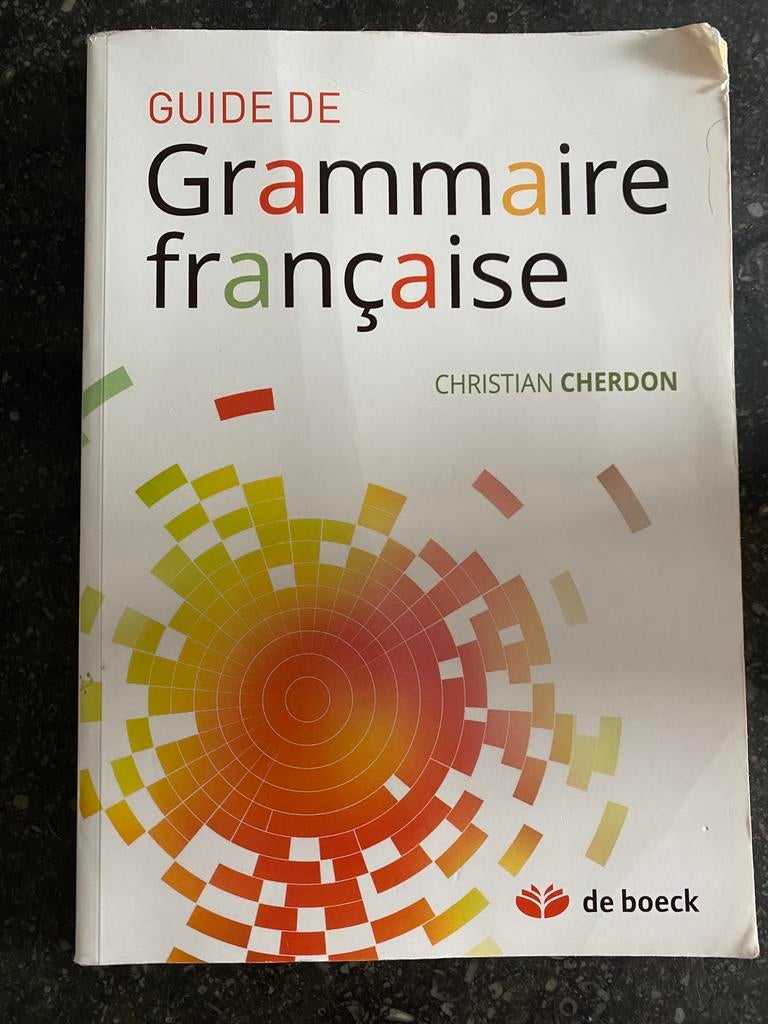 Guide de la grammaire francaise DeBoeck, Enlèvement ou Envoi, Utilisé