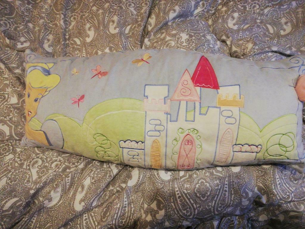Breed kussen voor meisje princess, Ophalen of Verzenden, Gebruikt
