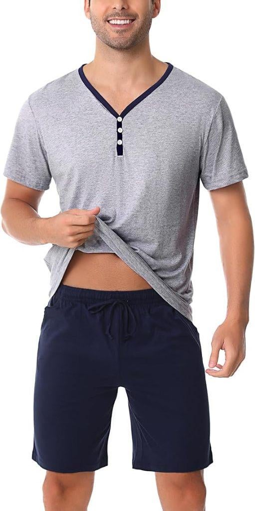 Korte Katoenen Pijama set voor heren | GRATIS LEVERING, Vêtements | Hommes, Pyjamas, Neuf, -, N\C, -