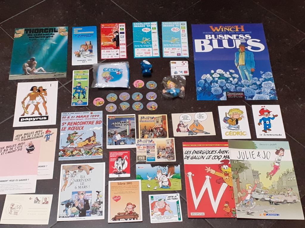 BD divers Francq Rosinski Uderzo Janry Gos Laudec Batem, Ophalen of Verzenden, Overige figuren, Gebruikt, Overige typen