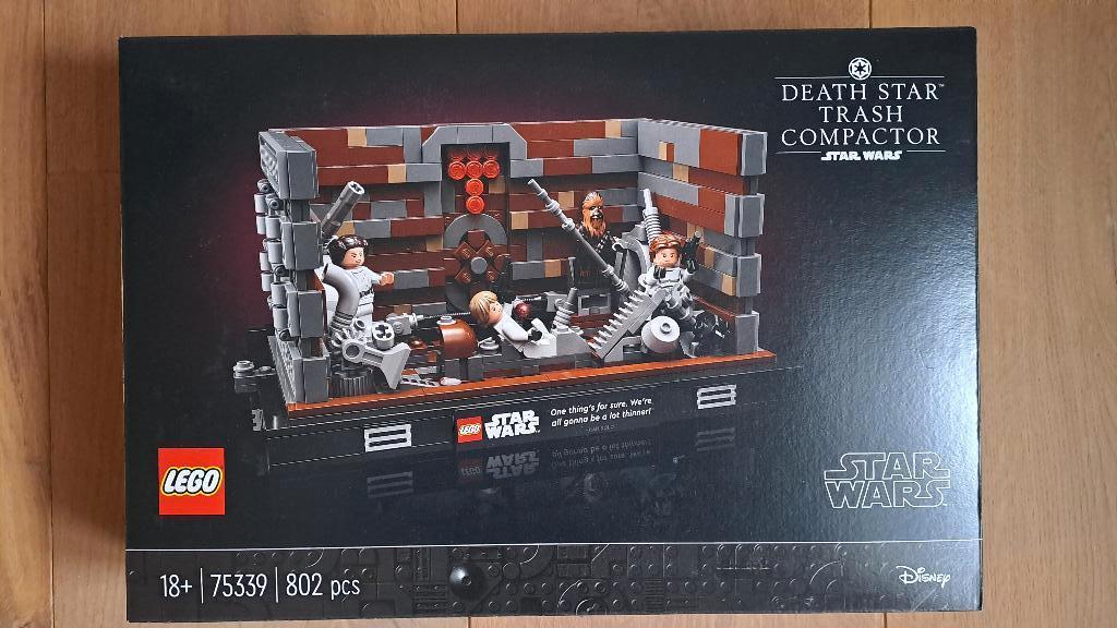 Lego 75339 - Death Star Trash Compactor diorama, Enlèvement ou Envoi, Neuf, Ensemble complet, Lego