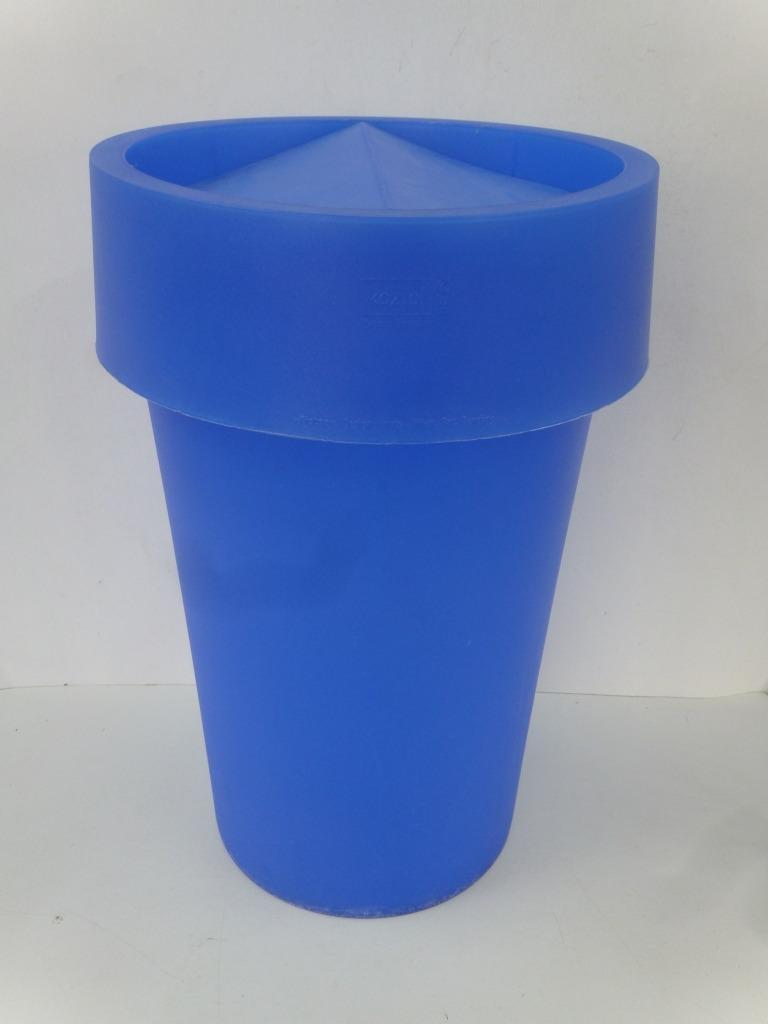 blauwe prullenbak Koziol, Kunststof, Gebruikt, Ophalen of Verzenden, Minder dan 10 liter