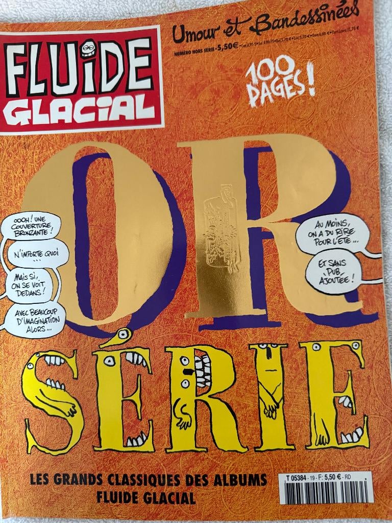 Fluide Glacial, OR SERIE n10, été 2002, Livres, Envoi