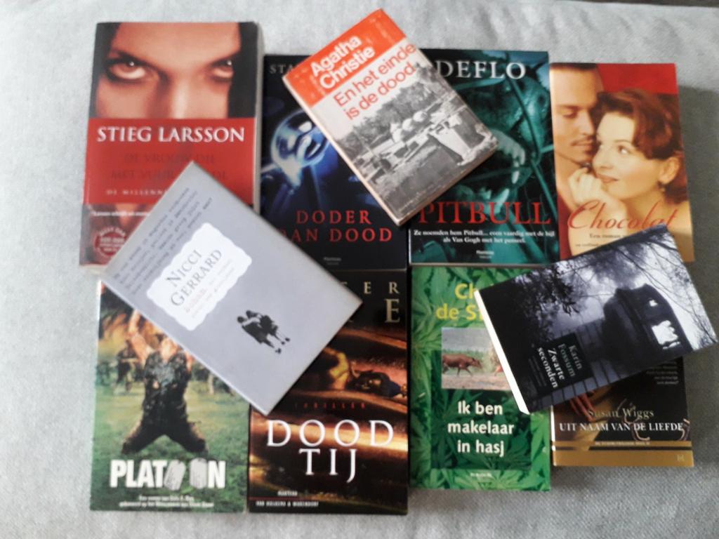 Bundel van 11 boeken : thrillers en romans, Ophalen of Verzenden, Zo goed als nieuw