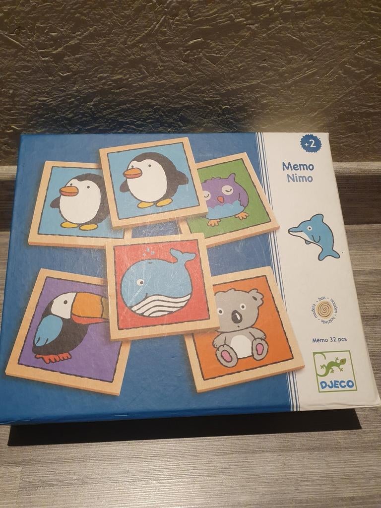 Houten memo (32 stuks), 2 tot 4 jaar, 10 tot 50 stukjes, Ophalen of Verzenden, Zo goed als nieuw