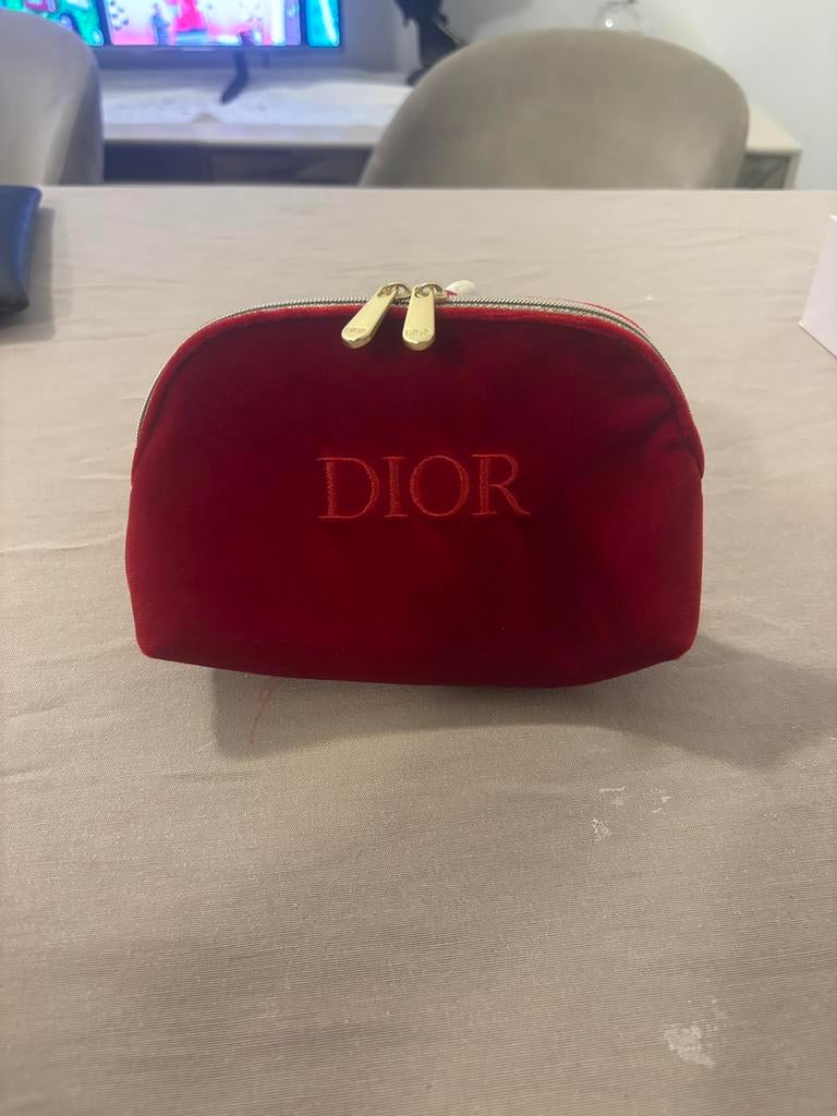 Trousse Dior, Enlèvement ou Envoi, Comme neuf, Rouge, Femme