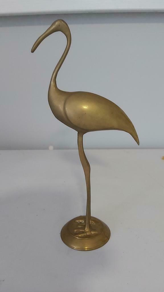 Koperen reiger, Antiek en Kunst, Ophalen of Verzenden