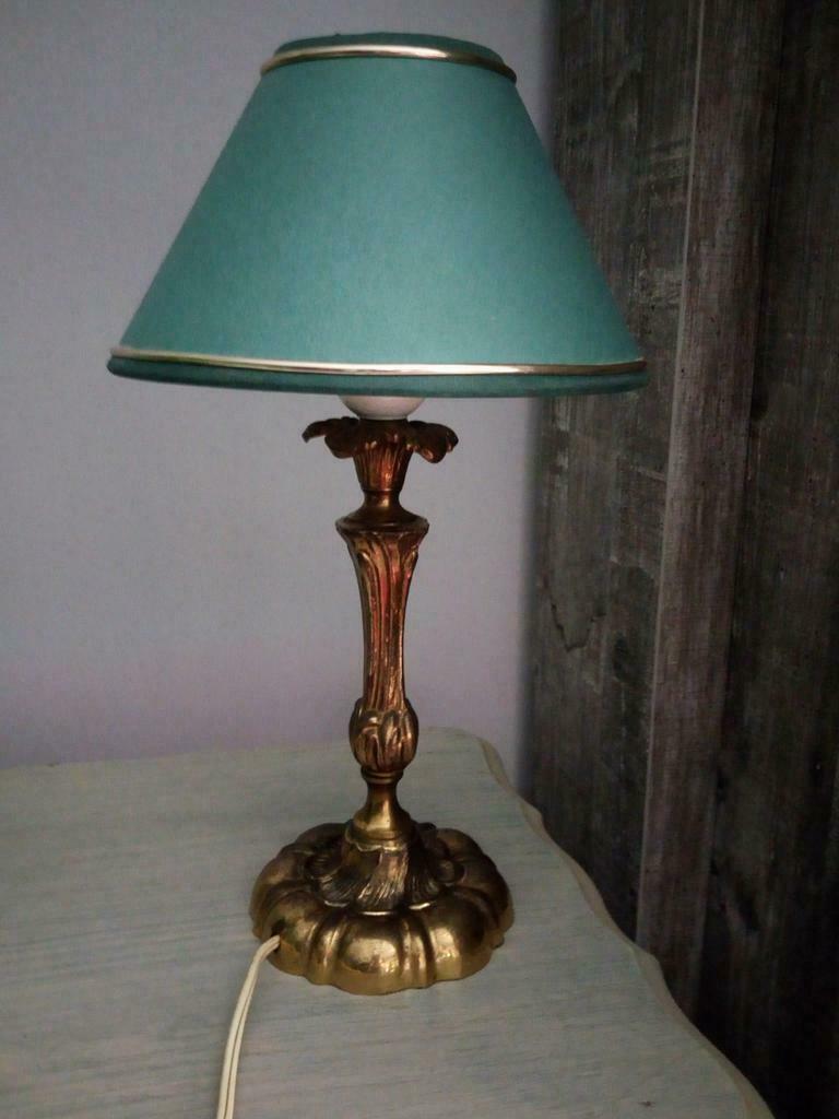 vintage tafellampje Renaissance, Ophalen, Gebruikt, Metaal, Minder dan 50 cm