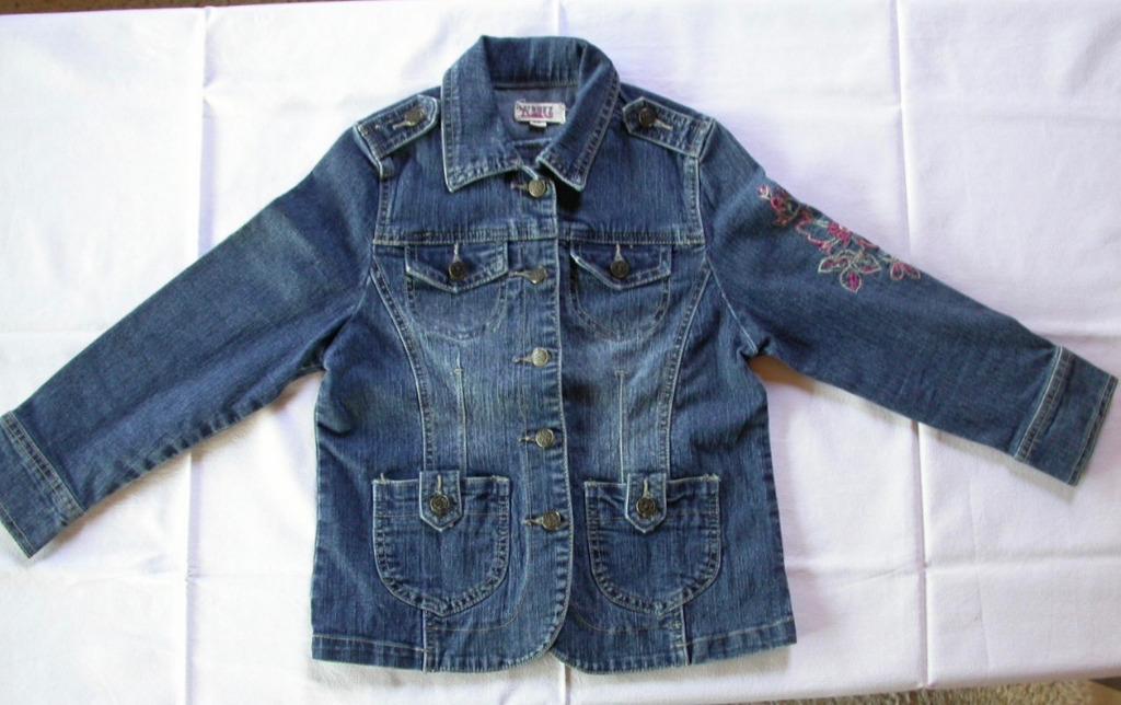Veste jeans T 8 ans, Enfants & Bébés, Enlèvement ou Envoi, Utilisé, Fille, Pull ou Veste