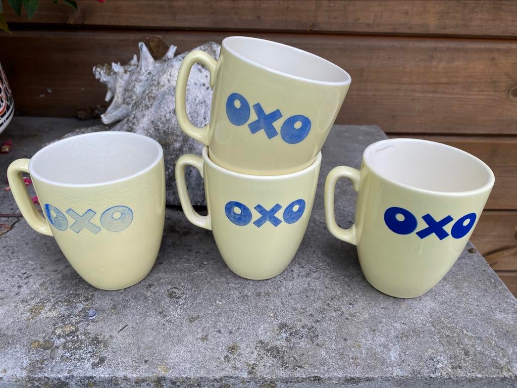 Originele oxo tassen, Ophalen, Gebruikt