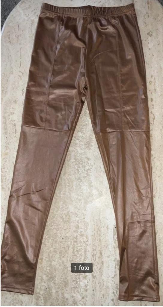 Bruine elastische legging maat 38, Kleding | Dames, Verzenden, Maat 38/40 (M)