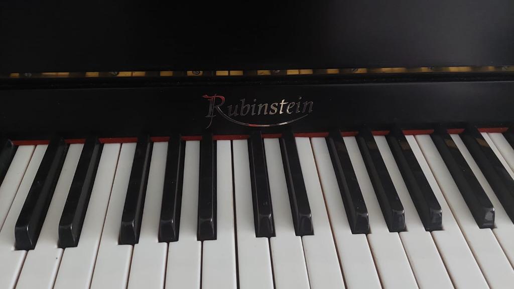 Piano - Rubinstein (incl. bankje), Ophalen, Zo goed als nieuw, Zwart, Piano