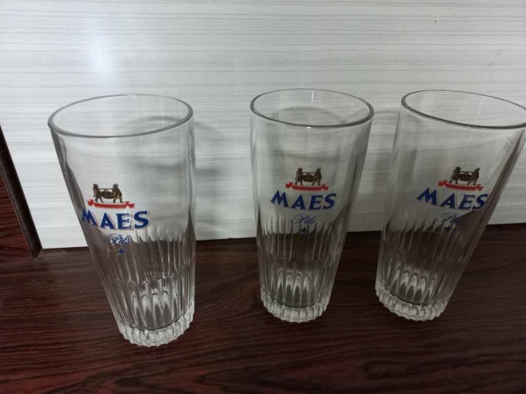 3 glazen maes, Verzamelen, Ophalen of Verzenden