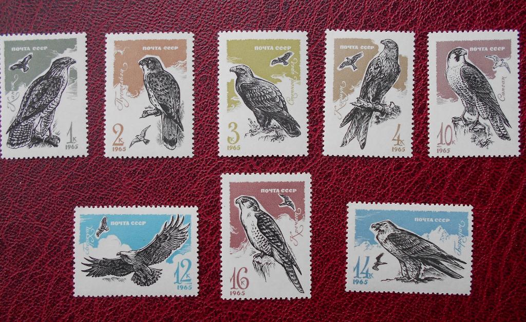 RUSSIE  1965  RAPACES    NEUF**, Envoi, Non oblitéré, Animal et Nature