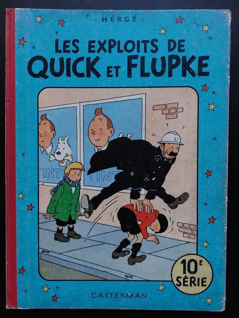 TINTIN HERGÉ Quick et Flupke 10e série EO 1961, Enlèvement ou Envoi